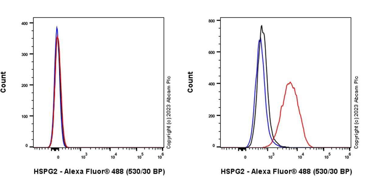 Flow Cytometry (Intracellular) - Anti-Heparan Sulfate Proteoglycan 2/Perlecan antibody [EPR28345-62] - BSA and Azide free (AB315241), expandable thumbnail