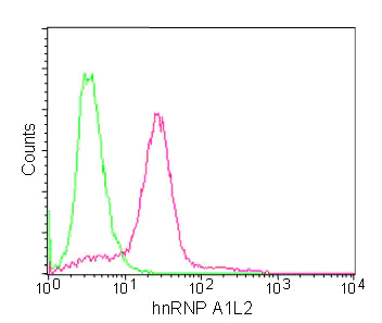 Flow Cytometry (Intracellular) - Anti-Heterogeneous Nuclear Ribonucleoprotein (A1-like) antibody [EPR13673] - BSA and Azide free (AB250137)