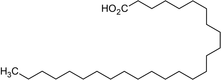 Chemical Structure - Hexacosanoic acid (Cerotic acid), Very long chain fatty acid (AB143916)
