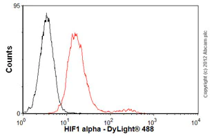 Flow Cytometry - Anti-HIF-1 alpha antibody [mgc3] (AB16066)