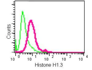 Flow Cytometry (Intracellular) - Anti-Histone H1.3 antibody [EPR12683] - BSA and Azide free (AB203948)