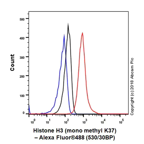Flow Cytometry (Intracellular) - Anti-Histone H3 (methyl K37) antibody [EPR20970] - BSA and Azide free (AB236275)