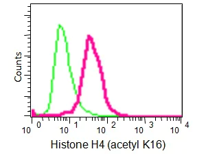 Flow Cytometry (Intracellular) - Anti-Histone H4 (acetyl K16) antibody [EPR1004] - BSA and Azide free (AB194352)