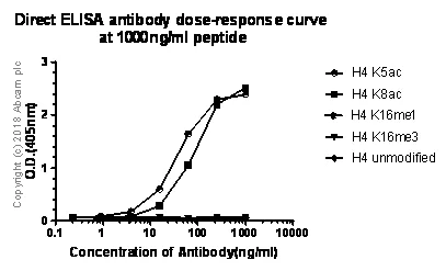 ELISA - Anti-Histone H4 (acetyl K5) antibody [EP1000Y] - ChIP Grade (AB51997)