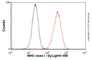 Flow Cytometry (Intracellular) - Anti-HLA A antibody [EP1395Y] (AB52922)
