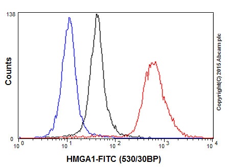 Flow Cytometry (Intracellular) - Anti-HMGA1 antibody [EPR16649] (AB202070), expandable thumbnail