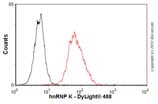 Flow Cytometry - Anti-hnRNP K antibody [3C2] (AB39975)