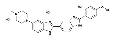 Chemical Structure - Hoechst 33342 Staining Dye Solution (AB228551)