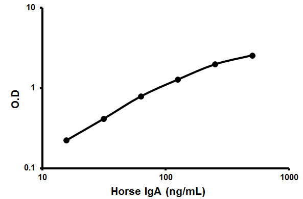 Sandwich ELISA - Horse IgA ELISA Kit (AB190530)
