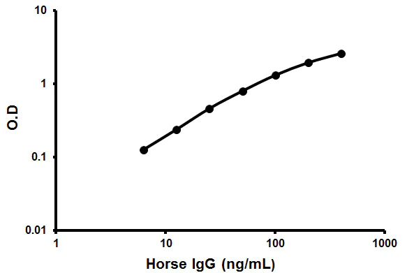 Sandwich ELISA - Horse IgG ELISA Kit (AB190531)