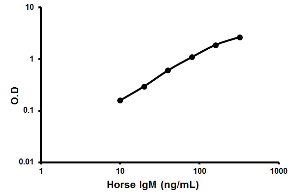 Sandwich ELISA - Horse IgM ELISA Kit (AB190532)