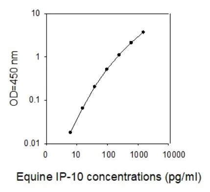 Sandwich ELISA - Horse IP-10 ELISA kit (CXCL10) (AB272036)