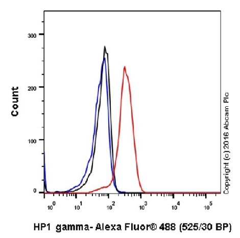 Flow Cytometry (Intracellular) - Anti-HP1 gamma/CBX3 antibody [EPR19803] - BSA and Azide free (ab251540), expandable thumbnail