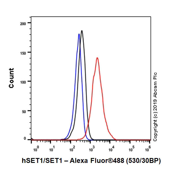 Flow Cytometry (Intracellular) - Anti-hSET1/SET1 antibody [EPR23173-30] - BSA and Azide free (AB268025)