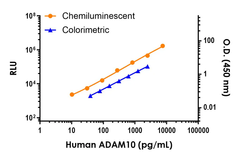 Sandwich ELISA - Human ADAM10 ELISA Kit, Chemiluminescent (AB326004)