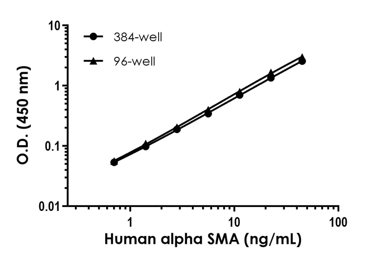 Sandwich ELISA - Human alpha SMA ELISA Kit (AB240678)