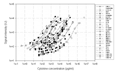 Multiplex Protein Detection - Human Angiogenesis Antibody Array B (30 Targets)- Quantitative (AB197421), expandable thumbnail