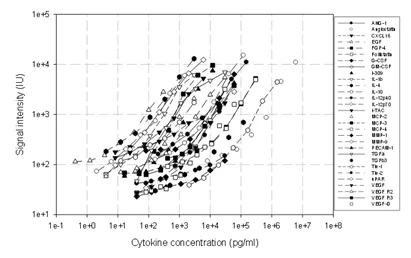 Multiplex Protein Detection - Human Angiogenesis Antibody Array B (30 Targets)- Quantitative (AB197421)