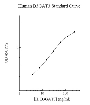 Sandwich ELISA - Human B3GAT3 ELISA Kit (AB283994)