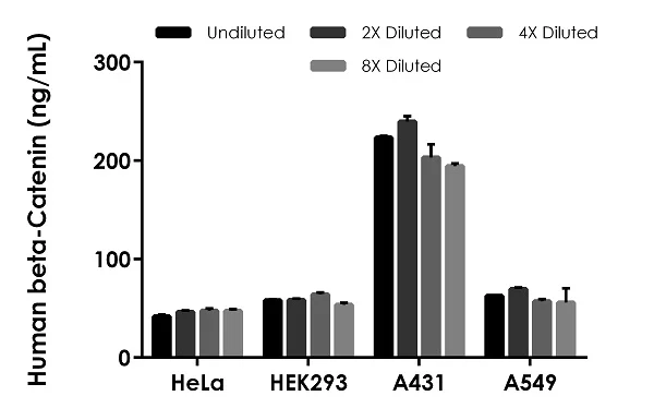 Sandwich ELISA - Human Beta Catenin ELISA Kit, Chemiluminescent (AB327292)