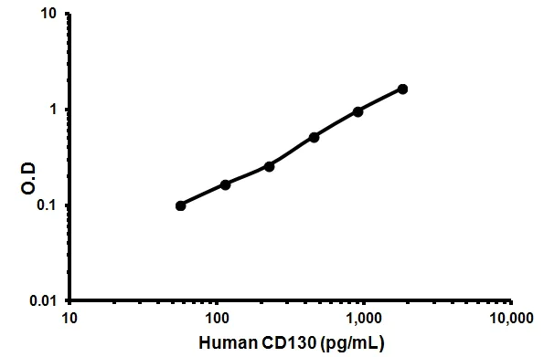 Sandwich ELISA - Human CD130 ELISA Kit (GP130) (AB46135)