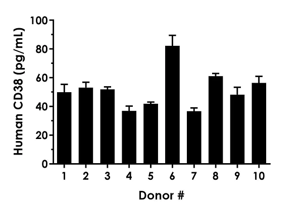 Sandwich ELISA - Human CD38 ELISA Kit (AB267801)