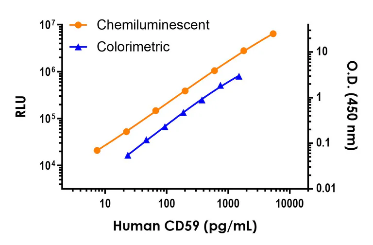 Sandwich ELISA - Human CD59 ELISA Kit, Chemiluminescent (AB326396)