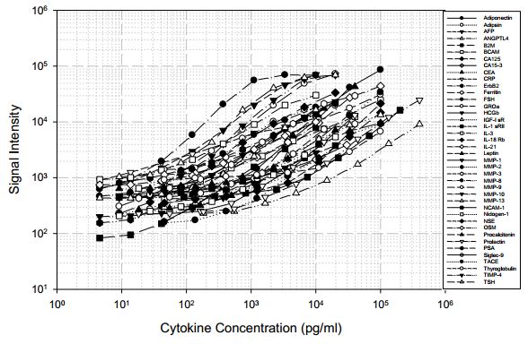 Multiplex Protein Detection - Human Cytokine Antibody Array B (40 Targets) - Quantitative (AB197439), expandable thumbnail