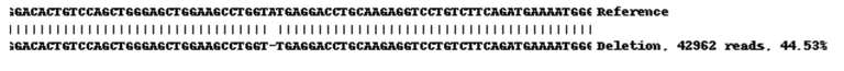 Next Generation Sequencing - Human DDIT3 knockout SW480 cell line (AB269585)