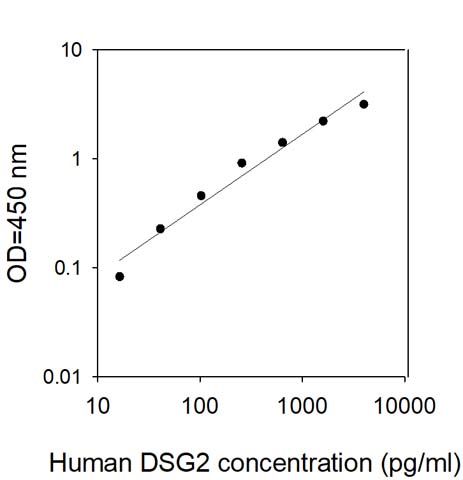 Sandwich ELISA - Human Desmoglein 2/DSG2 ELISA Kit (AB314727), expandable thumbnail