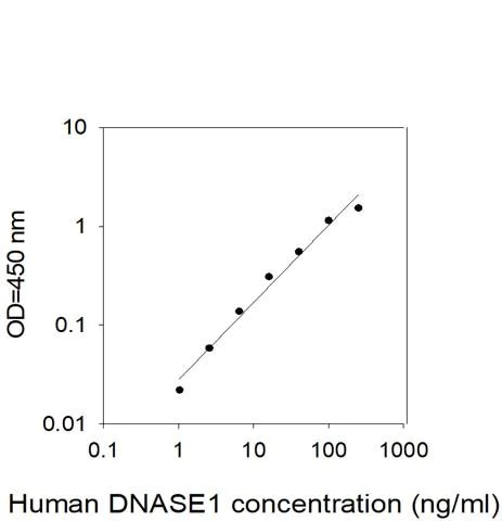 Sandwich ELISA - Human DNase I ELISA Kit (AB314726)