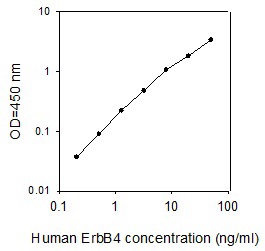 Sandwich ELISA - Human ErbB 4 ELISA Kit (AB267600)