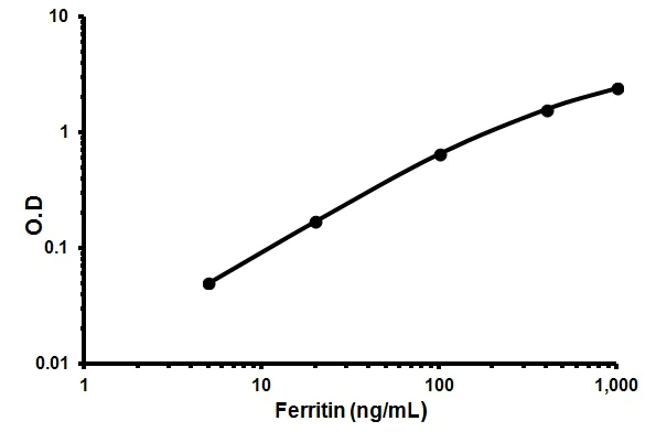 Sandwich ELISA - Human Ferritin ELISA Kit (AB108698)