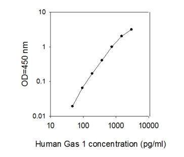 Sandwich ELISA - Human Gas 1 ELISA Kit (AB267608)