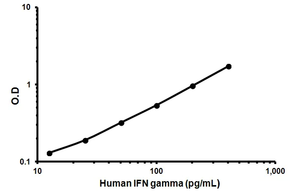 Sandwich ELISA - Human IFN gamma ELISA Kit (AB46025)