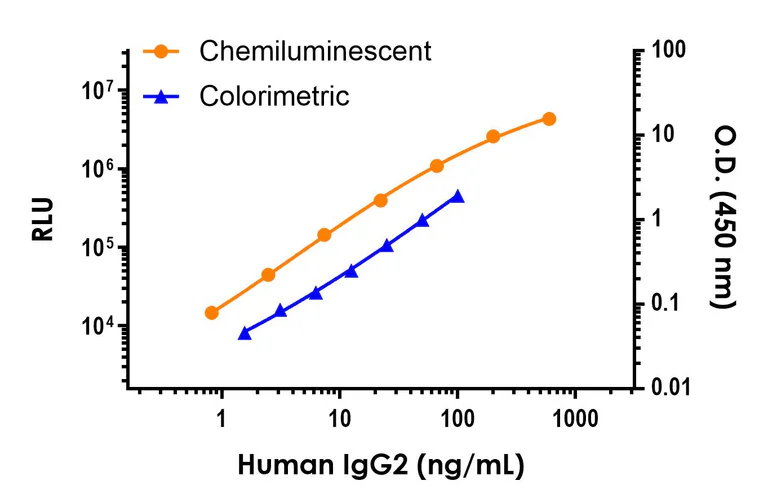 Sandwich ELISA - Human IgG2 ELISA Kit, Chemiluminescent (AB326310)