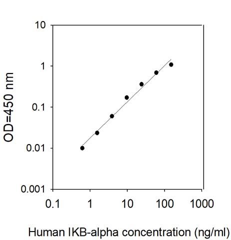 Sandwich ELISA - Human IkB alpha ELISA Kit (AB314733), expandable thumbnail