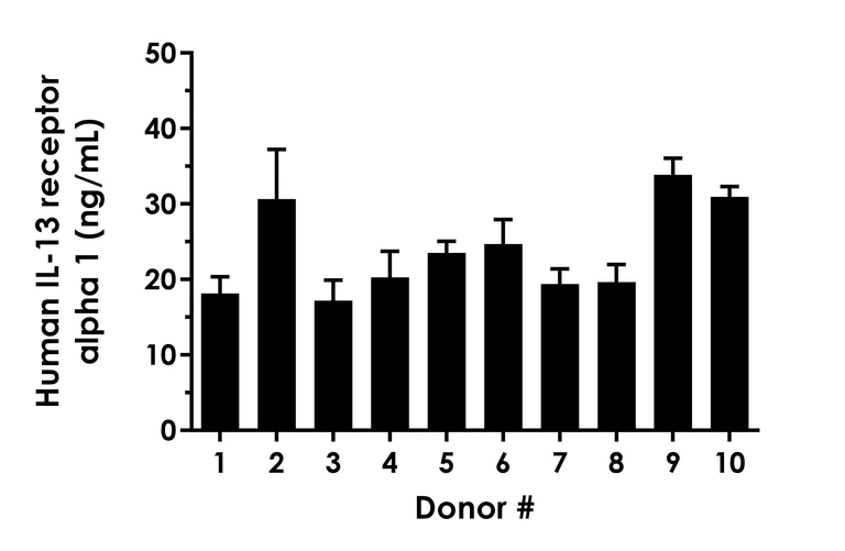Sandwich ELISA - Human IL-13 receptor alpha 1 ELISA Kit (AB303763)