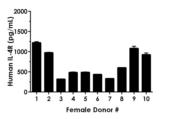 Sandwich ELISA - Human IL-4R ELISA Kit (AB243668)