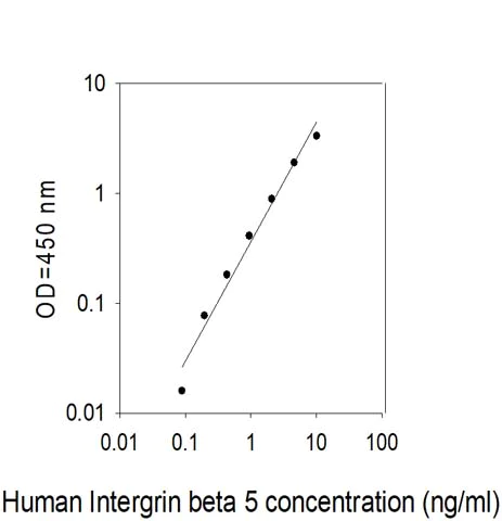 Sandwich ELISA - Human Integrin beta 5 ELISA Kit (AB309447)