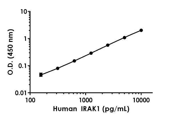 Sandwich ELISA - Human IRAK-1 ELISA Kit (AB219630)