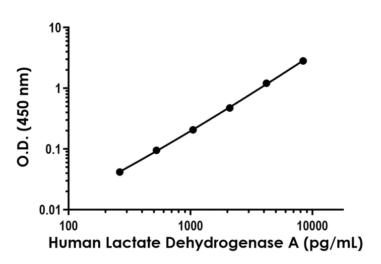 Sandwich ELISA - Human Lactate Dehydrogenase A (LDHA) ELISA Kit- Extracellular (AB323926)