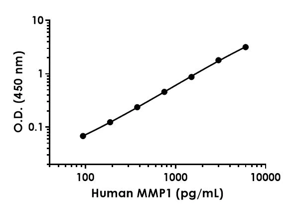 Sandwich ELISA - Human MMP1 ELISA Kit (AB215083)