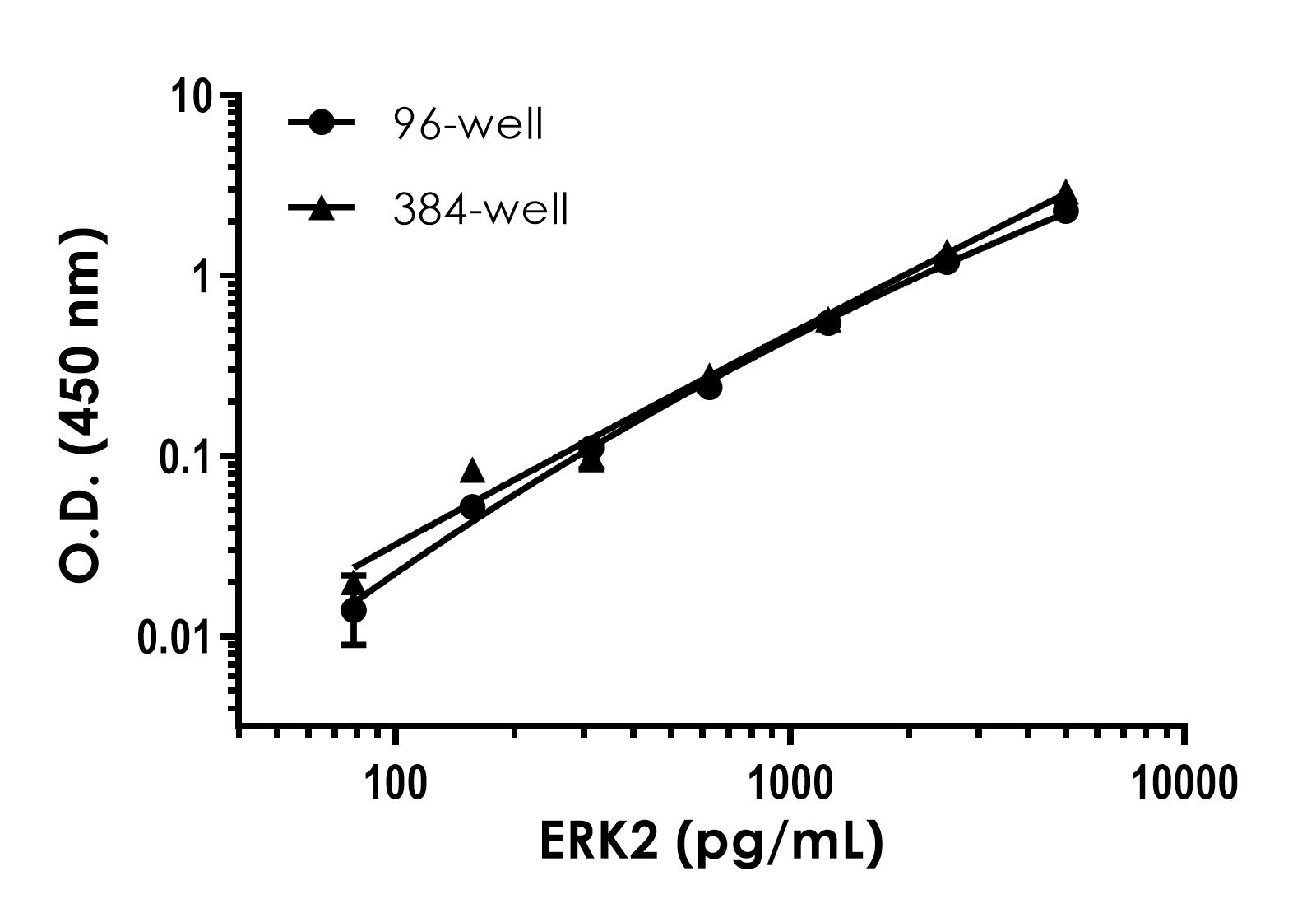 Sandwich ELISA - Human/Mouse /Rat ERK2 ELISA Kit (AB317550), expandable thumbnail