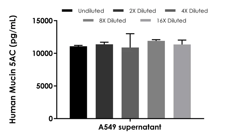 Sandwich ELISA - Human Mucin 5AC ELISA Kit, Chemiluminescent - Extracellular (AB325621)