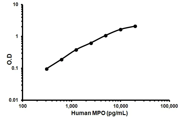 Sandwich ELISA - Human Myeloperoxidase ELISA Kit (MPO) (AB119605)