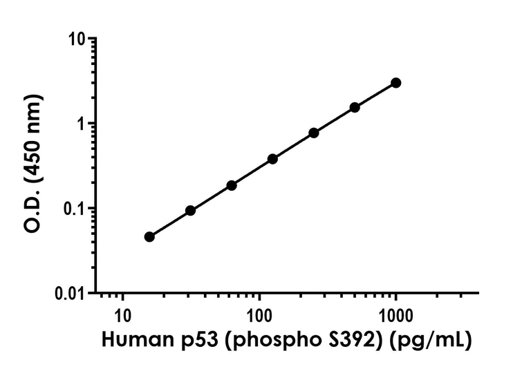 Sandwich ELISA - Human p53 (phospho S392) ELISA Kit (AB322370)