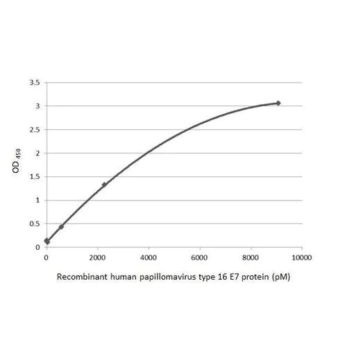 Sandwich ELISA - Anti-Human Papillomavirus type 16 E7 antibody [HL1821] (AB317111)