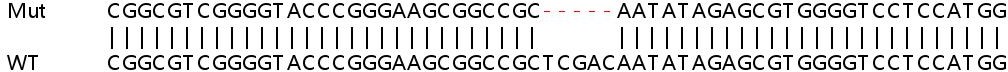 Sanger Sequencing - Human PTRF knockout HeLa cell line (AB265435), expandable thumbnail