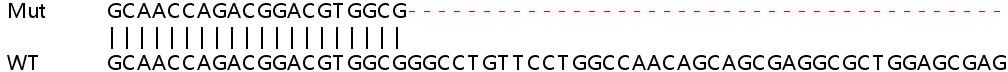 Sanger Sequencing - Human RPRM (Protein reprimo) knockout HeLa cell line (AB265810), expandable thumbnail